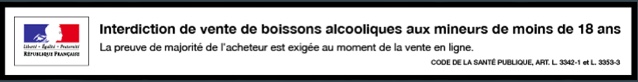 Interdiction de vente de boissons alcooloques aux mineurs de moins de 18 ans